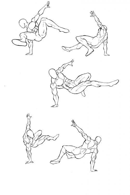 Action Pose reference sheet by Zaccura on DeviantArt